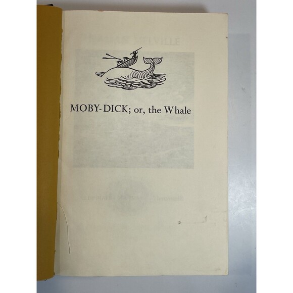 Moby-Dick Or, The Whale by Herman Melville/Warren Chappell Illus(1976,Hardcover) - Picture 5 of 10
